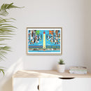 Cape May New Jersey Migration Mainline  Giclee on Stretched Canvas Framed-11