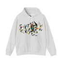 Charley Harper Mystery Of The Missing Migrants Unisex Heavy Blend™ Hooded Sweatshirt-3
