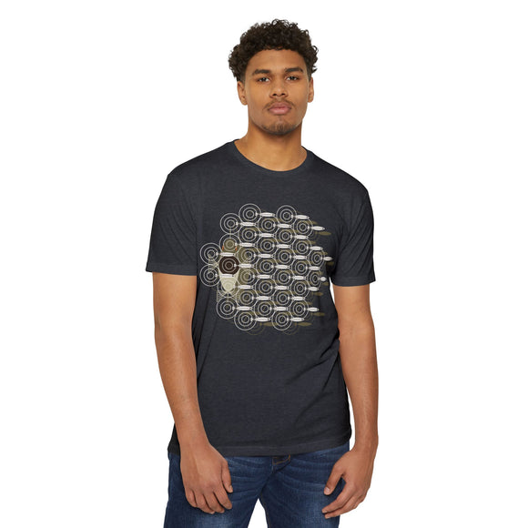 Charley Harper Skipping School Unisex CVC Jersey T-shirt