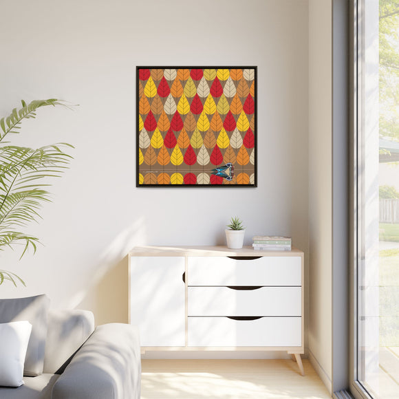 Octoberama Charley Harper Framed Giclee Print Stretched On Canvas