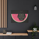 Watermelon Moon Charley Harper Unframed Giclee on Matte Stretched Canvas-34