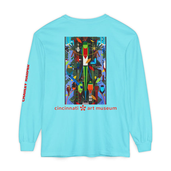 CAM Unisex Garment-dyed Long Sleeve T-Shirt