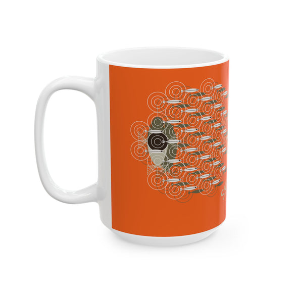 Charley Harper Skipping School Midcentury Modern Accent Mug 15 oz