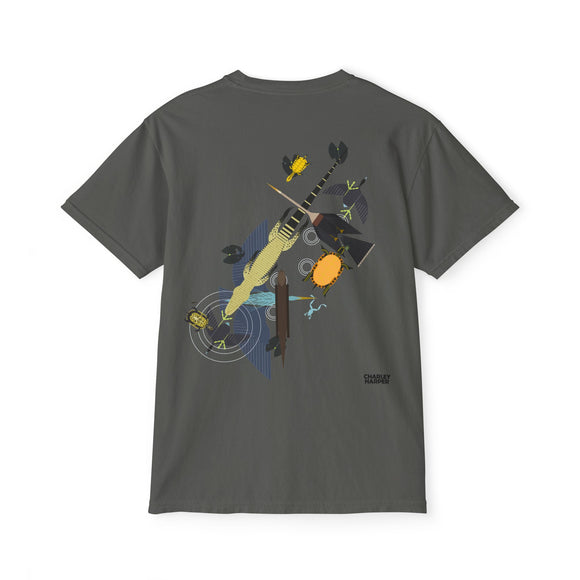 Everglades badge 4 Unisex Garment-Dyed Pocket T-Shirt