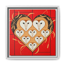 Vowlentine Charley Harper Framed Giclee Print on Stretched Canvas-12