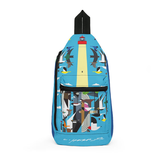 Cape May New Jersey Migration Mainline Explorer Charley Harper Sling Bag