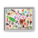 Charley Harper Florida Keys Framed Giclee On Canvas Wall Art-9