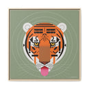 Cool Carnivore Charley Harper Giclee Framed Stretched On Canvas Print-43