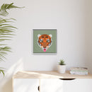Cool Carnivore Charley Harper Giclee Framed Stretched On Canvas Print-106