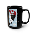 Charley Harper Headbanger Black Mug, 15oz-2