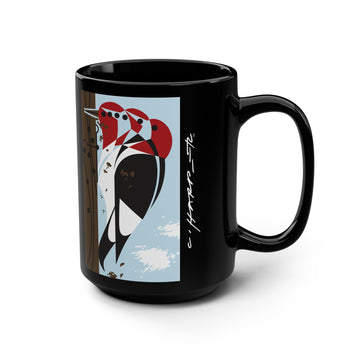 Charley Harper Headbanger Black Mug, 15oz - 0