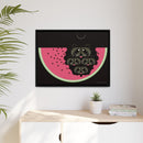 Watermelon Moon Charley Harper Framed Giclee Print on Matte Canvas-24