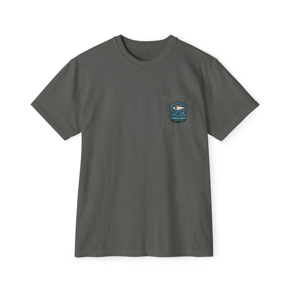 Everglades badge 2 Unisex Garment-Dyed Pocket T-Shirt