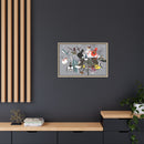 Winter Charley Harper Framed Giclee Print Stretched On Canvas-55