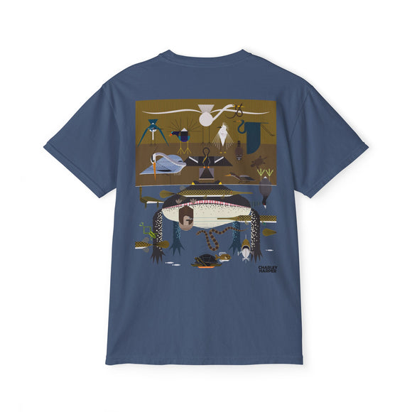 Everglades badge 2 Unisex Garment-Dyed Pocket T-Shirt