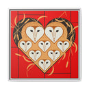 Vowlentine Charley Harper Framed Giclee Print on Stretched Canvas-6
