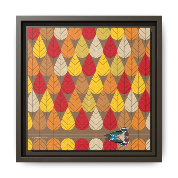 Octoberama Charley Harper Framed Giclee Print Stretched On Canvas