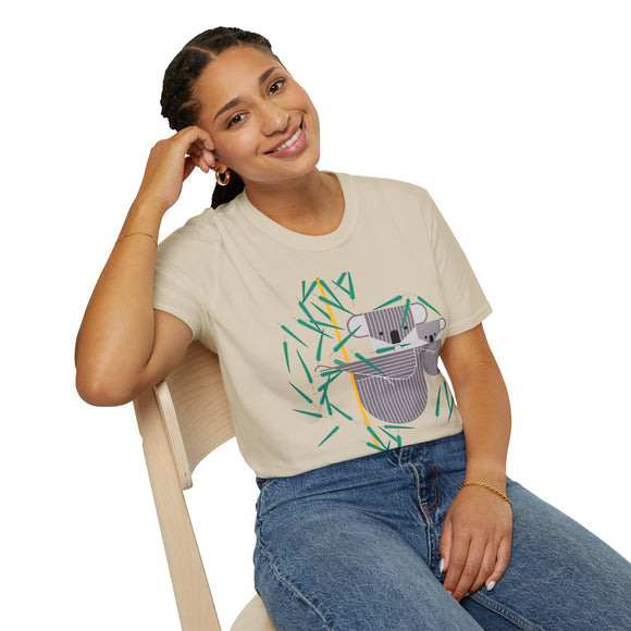 Charley Harper Koal Koala Unisex Softstyle T-Shirt