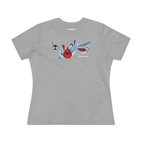 Bird Feeder's Charley Harper Women's Cotton Tee