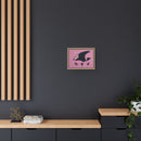 Eastern Kingbird Charley Harper Giclee on Matte Stretched Canvas-71