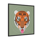 Cool Carnivore Charley Harper Giclee Framed Stretched On Canvas Print-126