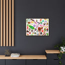 Charley Harper Florida Keys Framed Giclee On Canvas Wall Art-57