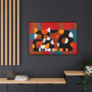 Edie Harper Crazy Cat Crazy Quilt Framed Giclee On Stretched Canvas Print-27