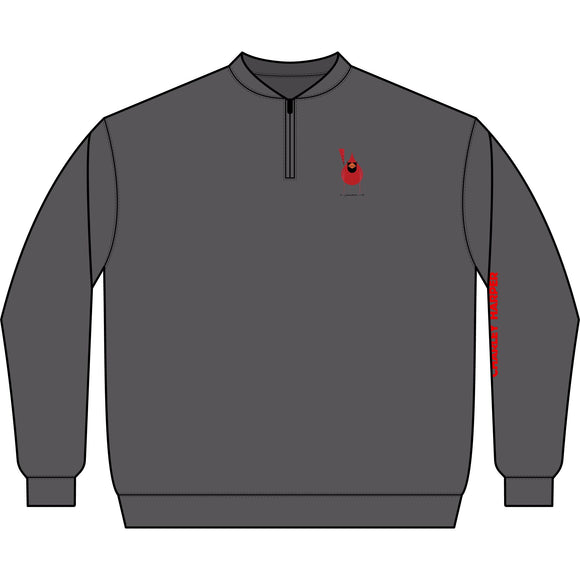 CAM Unisex Softstyle® Midweight Q-Zip Sweatshirt