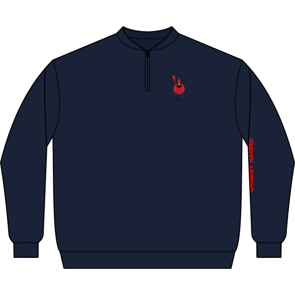 CAM Unisex Softstyle® Midweight Q-Zip Sweatshirt