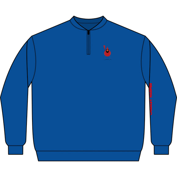 CAM Unisex Softstyle® Midweight Q-Zip Sweatshirt