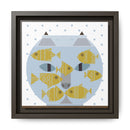 Fishful Thinking Edie Harper Framed Giclee Print on Stretched Canvas-23