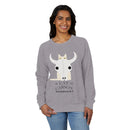 Edie Harper Cat Carson Western Scout Raglan Crewneck Sweatshirt-13
