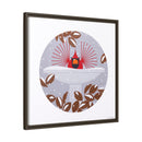 B-r-r-r-r-rdbath Charley Harper Framed Giclee Print on Stretched Canvas-49