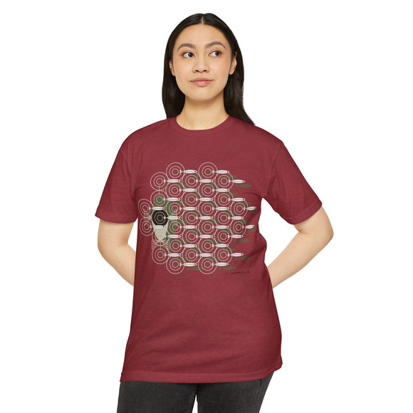 Charley Harper Skipping School Unisex CVC Jersey T-shirt
