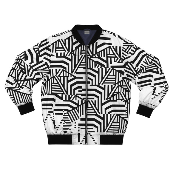 Charley Harper Serengeti Spaghetti Black and White Matrix Print