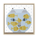 Fishful Thinking Edie Harper Framed Giclee Print on Stretched Canvas-34