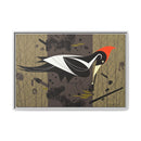 Ivory Billed Woodpecker Charley Harper Framed Giclee Print on Stretched on Canvas-7