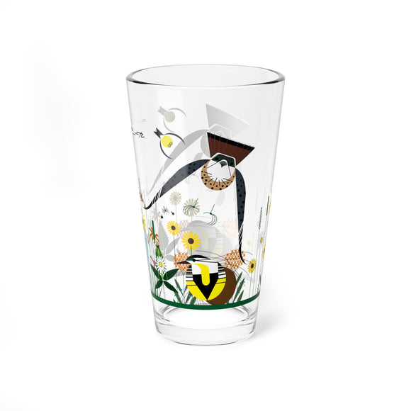 Wild Summer IIII Charley Harper Pint Glass, 16oz