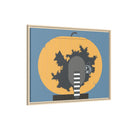 Racc-O-Lantern Charley Harper Framed Giclee Print Stretched On Canvas-59