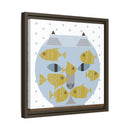 Fishful Thinking Edie Harper Framed Giclee Print on Stretched Canvas-47