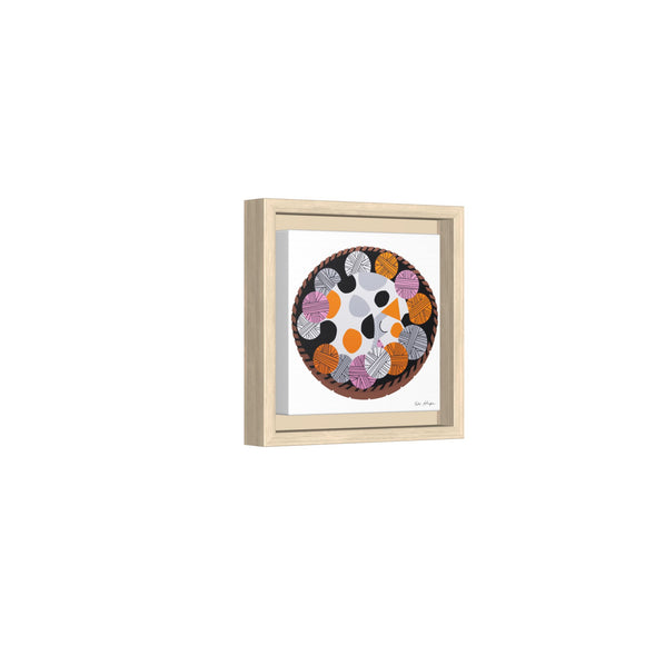 Kittens n' Knittens Edie Harper Framed Giclee Print on Stretched Canvas