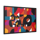 Crazy Cat Crazy Quilt Edie Harper Framed Giclee Print Stretched On Canvas-17