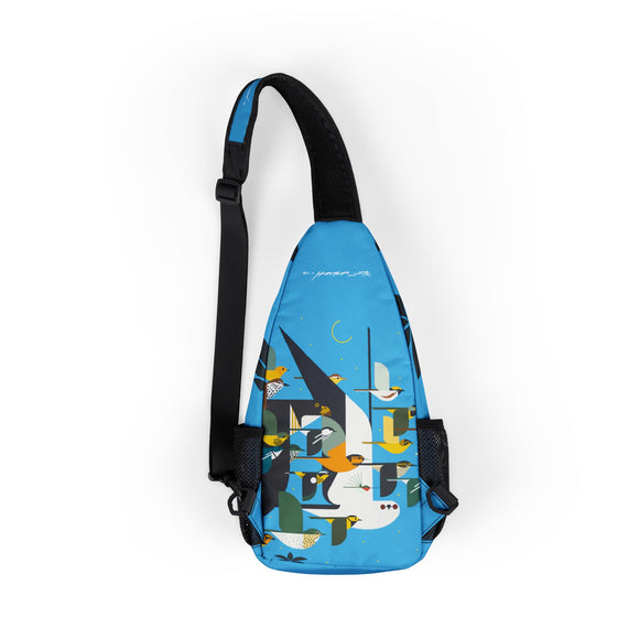 Charley Harper Mystery Of The Missing Migrant Chest Bag
