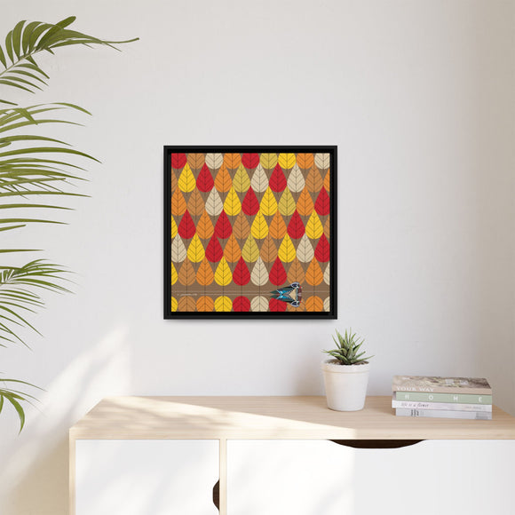 Octoberama Charley Harper Framed Giclee Print Stretched On Canvas