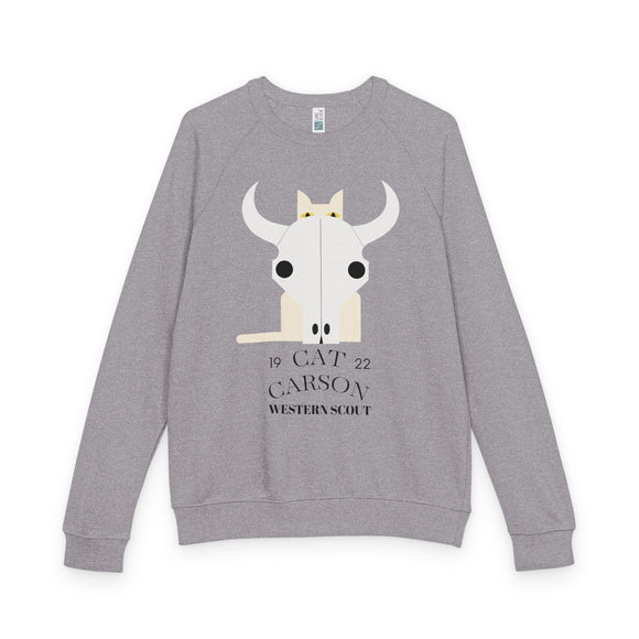Edie Harper Cat Carson Western Scout Raglan Crewneck Sweatshirt