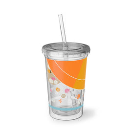 Edie Harper Sandpeeper 24HR Cold and 12HR Hot Double Insulated BPA-Free Acrylic Tumbler - 0