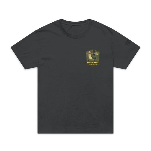 Everglades Solo Gator 1  Unisex Oversized Garment-Dyed T-Shirt