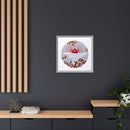B-r-r-r-r-rdbath Charley Harper Framed Giclee Print on Stretched Canvas-54