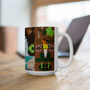 EDGE CEDAR FALLS Charley Harper Ceramic Mug, 15oz-5