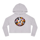 Edie Harper Kitten ’n Knittin’ Cropped Hoodie Hooded Sweatshirt-6